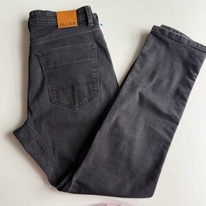 DU/ER Black Men's Jeans Size 32*30 L2X Slim Fit Cotton Lycra Excellent